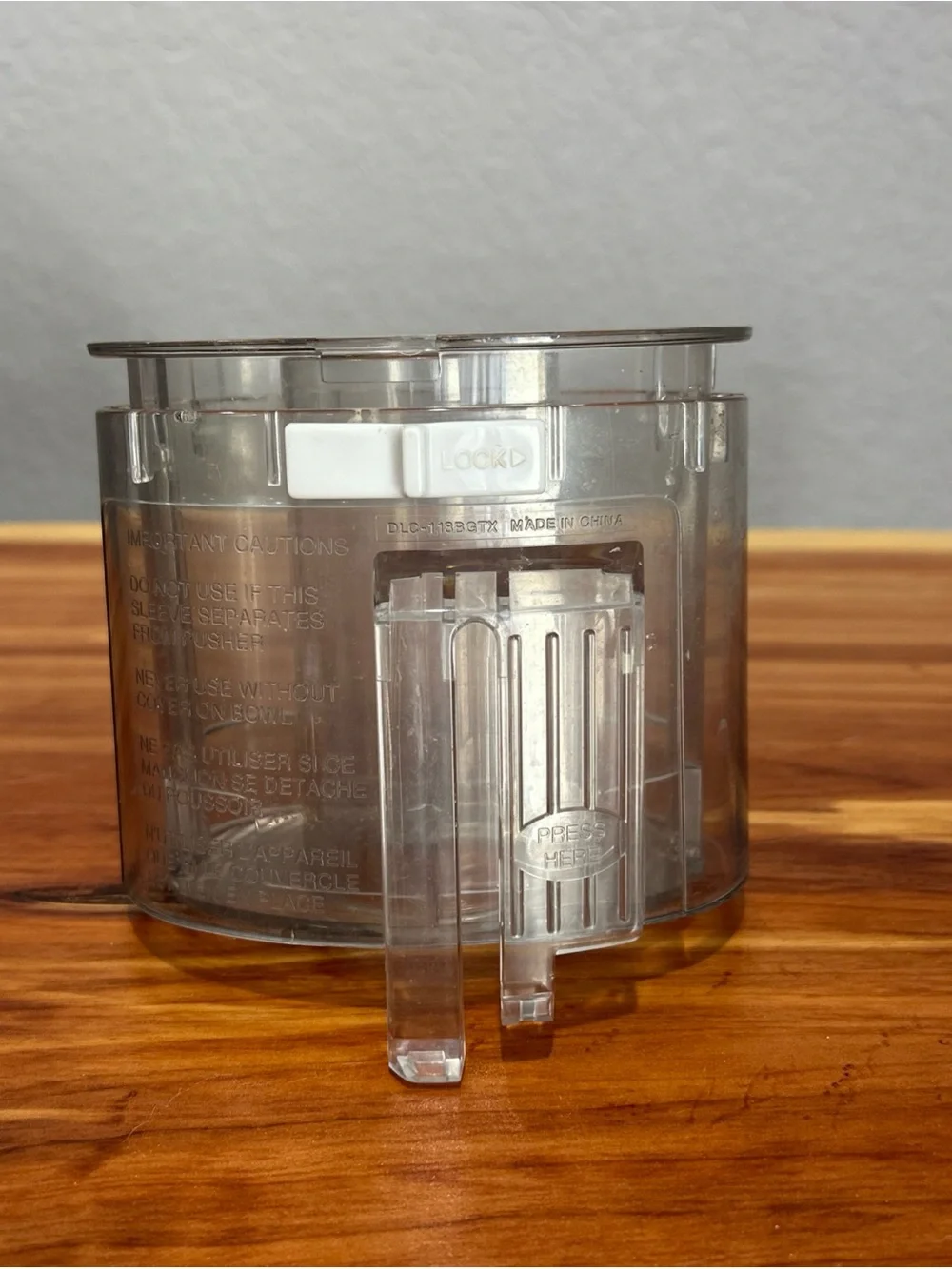 Cuisinart Pro Classic DLC-10S TX Food Processor Chute DLC-118BGTX